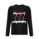 thumbnail image 3 of Blusas y camisas de manga larga con cuello redondo para hombre, ropa deportiva para el hogar, pijamas, camisetas de color liso, blusa deportiva para hombre, poliéster, 3 of 5