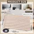 thumbnail image 6 of Peel and Stick PVC Slat Wall Panel, 118" x 15.75" Self Adhesive Faux Oak Wood Grain – 3D Soundproof Wall Panels for Walls & Ceilings, 6 of 6