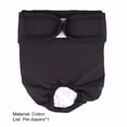 thumbnail image 5 of TELOLY Dog Diapers Washable & Reusable Female and Male Dog Diapers Materials Durable Machine Washable Solution for Pet Incontinence and Long Travels, Grey, L, 5 of 7