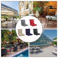 thumbnail image 4 of Waterproof Beach Lounge Chair Cushion with Backrest Portable Folding Outdoor Seat Pad for Garden Rocking Chair Camping Comfort Support, 4 of 8