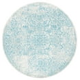 thumbnail image 2 of SAFAVIEH Round Rug 5'3" - Evoke Collection - Traditional Design, Ivory & Aqua, Non-Shedding & Easy Cleaning, Ideal for Living Room, Bedroom, Dining Space, 2 of 11