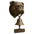 thumbnail image 2 of Pug Bienvenida para El Timbre Cena Hierro Fundido Bell (E), 2 of 2