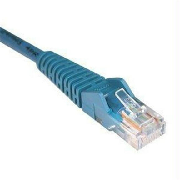 15-Ft. Cat5E 350Mhz Snagless Molded Cable-Rj45 M-M - Blue