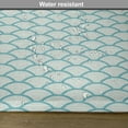 thumbnail image 6 of Ambesonne Beach Place Mats Set of 4, Narrow Striped Circular, Standard Size, Sky Blue White, 6 of 6