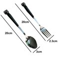 thumbnail image 2 of Ensemble de Couverts pour Enfants 2 Pcs, Ustensiles de Table Cuillère Fourchette, 2 of 5