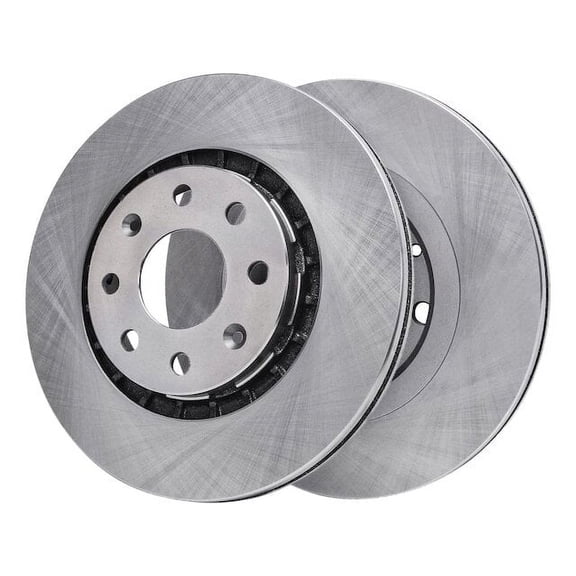 Front Brake Rotor Set - Compatible with 2013 - 2015 Chevy Spark 2014