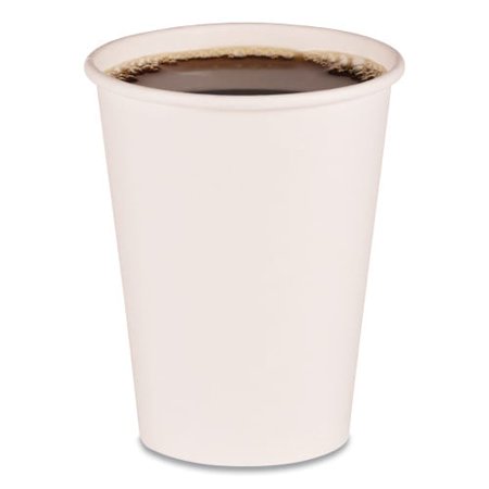 New Boardwalk Paper Hot Cups  12 oz  White  50 Cups/Sleeve  20 Sleeves/Carton