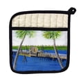 thumbnail image 1 of Betsy Drake PT170 Sunset Beach, NC Bridge Pot Holder, 1 of 1