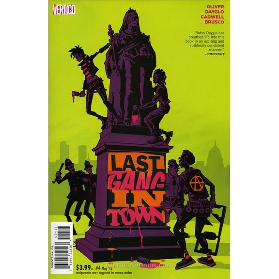 Last Gang In Town #4 VF ; DC/Vertigo Comic Book