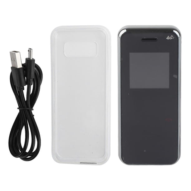 Portable Mobile Phone 32MB+32MB Dual Card Dual Standby Mini Cell Phone for Children(Black )