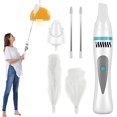 thumbnail image 1 of Clearance Electric Spin Feather Duster 360° Spin Electric Wireless Microfiber Dusting Brush with Extension Pole, 1 of 8