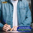 thumbnail image 4 of BIC Cristal Fine Point Ballpoint Pens Assorted Colours Quick Dry 0.8mm Tip Pen (Pack of 27), 4 of 6