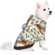 thumbnail image 2 of Fotbe Hawaiian Style Sudadera con Estampado para Perros Pequeños – Suéter con Capucha para Mascotas, Tela Suave de Forro Polar con Bolsillo-X-Small, 2 of 7
