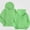 Mint Green, variant on NAISIBABY Girls' Fleece-Lined Sweatshirt – Solid Color Long Sleeve Hooded Zip-Up Casual Jacket Purple Size 9