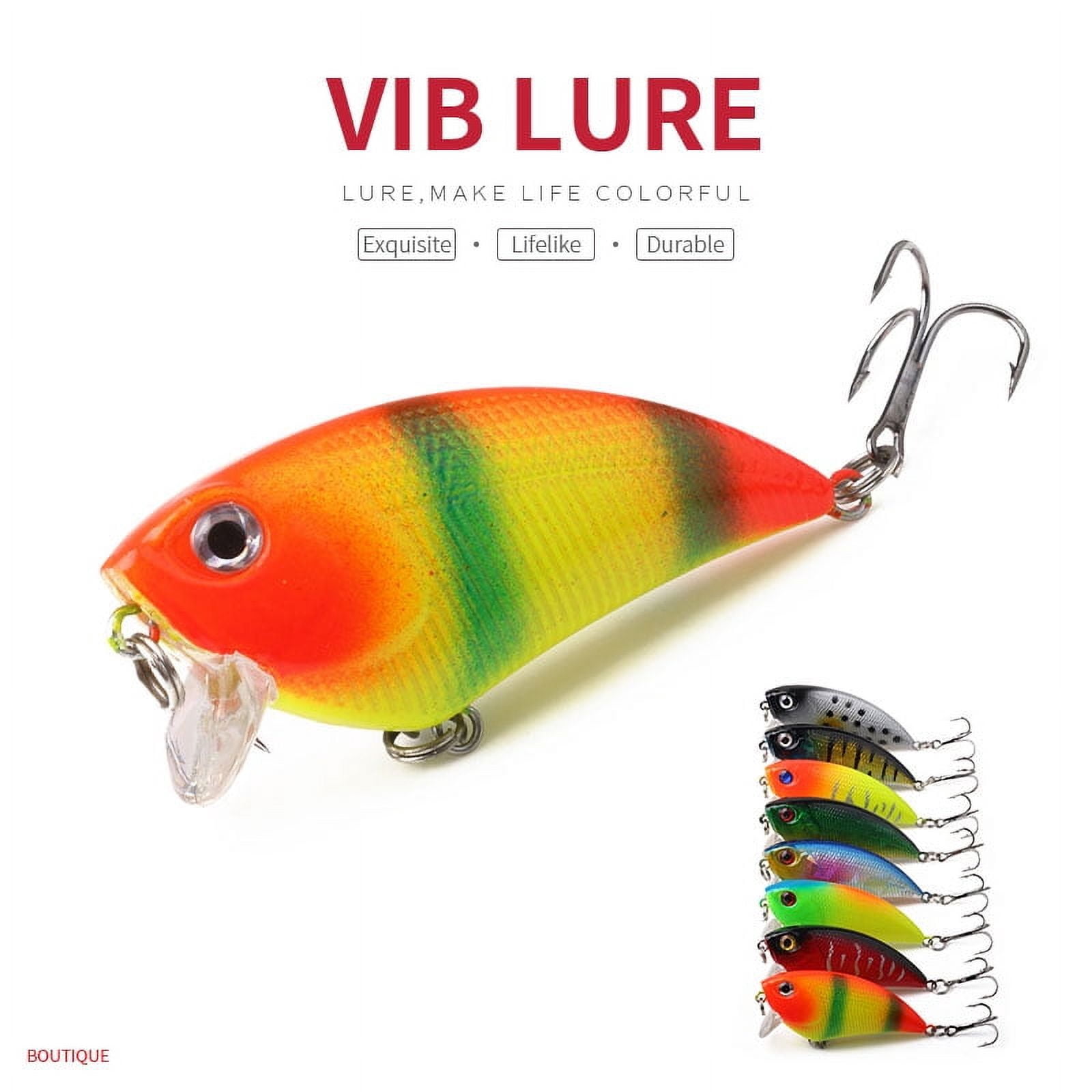 HENGJIA Fishing Lures, Crankbait Square Bill Crank Baits Lures for Bass Fishing, 8Pcs Deep Diving Crankbaits Wobbler, 2.17in/0.23oz Swimbait for Saltwater Freshwater