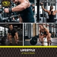 thumbnail image 5 of Athletic Works Non-Slip Lifting Straps with Latex Grip & Wrist Padding, 1 Pair, 5 of 7