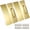Gold, variant on 2 Set 12" Stainess Steel Door Handle Pull & Push Plate - Heavy Duty Gate Handle Bar for Home/Office/Warehouse/Public, Suitable of Wooden/Composite Door with Screws, Brushed