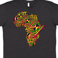 thumbnail image 3 of Inktastic African Continent with Pattern-Black History Month T-Shirt, 3 of 4