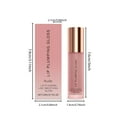 thumbnail image 2 of Lip Plumper Gloss, Metallic Lipstick, Long-Term Hydrating Lip Plumping Gloss for Flat Dull Dry Lips, Softening Smooth Texture with Nourishing Ingredients, 2 of 9