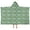 Green Alligators Icons, variant on Green and Pink Dinosaur Pattern Hooded Bath Towel,50"x30" for Ages 3 To 12 Kids, Quick Dry Lightweight Soft Microfiber Hood Beach Towel Cover Up for Kids