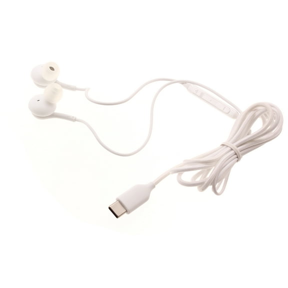 AKG TYPE-C Earphones Authentic for iPhone 15/16/Plus/Pro/Pro Max/16e - Headphones USB-C Earbuds w Mic Headset White Handsfree