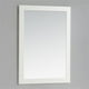 Cape Cod 22 Pouces x 30 Pouces Miroir de Décoration de Salle de Bain en Blanc Cassé – image 3 sur 3