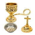 thumbnail image 3 of deevoka Burner Crafts Gift Stick Holder for Living Room SPA Tabletop Gold, 3 of 9