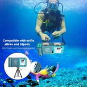 Underwater Snorkeling Diving Phone Case for iPhone 16/15/14/13/12/11Pro Max/XR/X