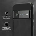 thumbnail image 6 of Mantto PU Leather Case for Google Pixel 6 Pro,Retro Premium Luxury Slim Soft Non-Slip Grip Flexible Bumper Shockproof Full Body Protective Cover Phone Cases for Google Pixel 6 Pro, Black, 6 of 8