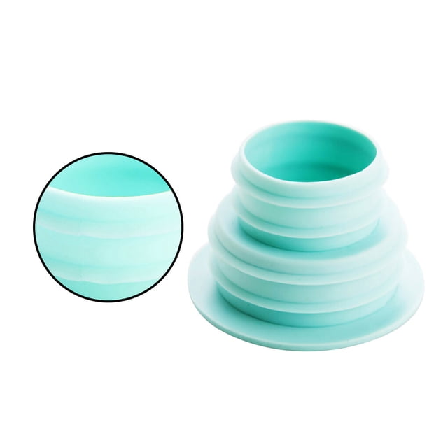 Naiovety Anillo de sellado para drenaje de suelo de alcantarillado de cocina, Conector de tubo para lavadora, tapón de sellado telescópico antiolor Electrodomésticos Azul Naiovety HA001871-04