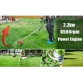 thumbnail image 5 of 52cc Weed Wacker Gas Powe, 3 in 1 String Trimmer/Edger with Brush Cutter,Rubber Handle & Shoulder Strap Included, Gas Weed Wacker, String Trimmer/Edger with Brush Cutter for Grass Cutting Lawn, 5 of 11