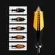 thumbnail image 2 of 1 Pair Of Motorcycle LED Turn Signal Lamp Sequential Flowing Flash Indicator Lights Amber Running Light Motorcycle Tail Light, 2 of 5