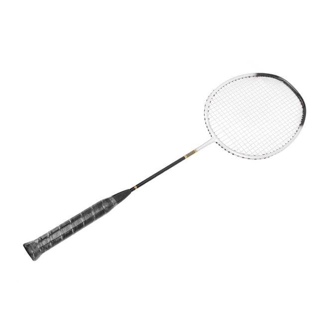 Lightweight Carbon Fiber Badminton Racket High Strength Stable Elastic Tough Easy to Store with Racket Storage Bag for Beginners