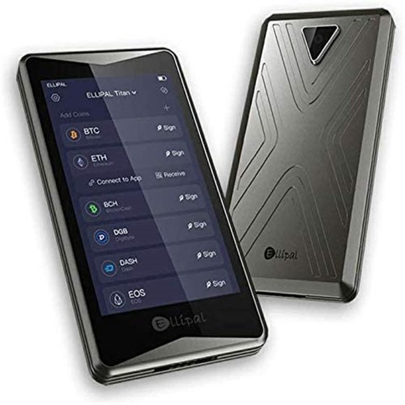 Soporte para billetera criptográfica ELLIPAL Titan Cold Wallet