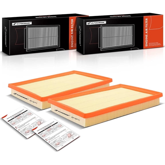 A-Premium 2 Pack Engine Air Filter Fits for CA10677, Compatible with Toyota RAV4 2013-2018, Avalon 2013-2019, Camry 2012-2017 & Lexus ES300h 2013-2018, HS250h 2010-2012, LS460 2007-2017, LS600h 08-16