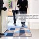 thumbnail image 5 of Felpudo Alfombrilla antideslizante Respaldo superabsorbente Alfombrilla mágica para atrapar barro y nieve Alfombrilla para puerta de entrada Alfombrilla lavable a máquina - Azul, 5 of 5