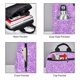 thumbnail image 3 of Disketp Lilac Glittering Mochila Ligera e Impermeable, Mochila de Día Resistente para Viajes, Senderismo y Uso Diario para Hombre y Mujer, 3 of 7