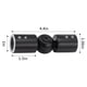 thumbnail image 2 of 2 Piezas de Conector de Esquina de Barra de Cortina, Conector de Esquina de Barra de Cortina Ajustable para Barras de Cortina de Ventana de BahíA de 1 Pulgada (Negro), 2 of 6
