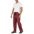 thumbnail image 2 of George Men's Plaid Woven Flannel Sleep Pants, 2 of 5