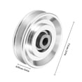 thumbnail image 2 of unbranded Pulley De Rodamiento Universal Para Equipos Fitness De Aluminio Con Superficie Lisa, 2 of 5