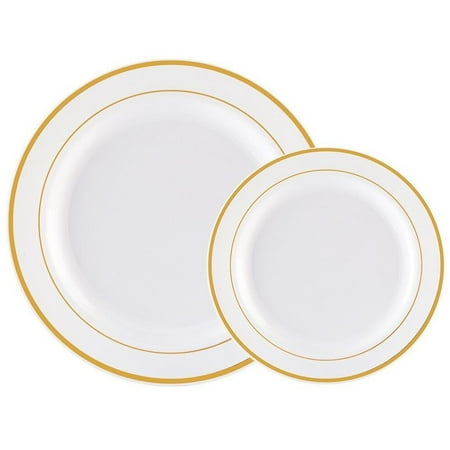 Wedding Party Dinner Disposable Plastic Dinnerware Plates 7 And