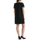 thumbnail image 3 of INSPIRAR CHIC Vestido corto de verano para mujer, de manga corta, cuello redondo, suelto, casual, mini, talla XL, negro, 3 of 5