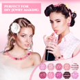 thumbnail image 4 of Perlas de strass Loetere, 20 mm, cristal redondo, 40 unidades, color rosa, 4 of 7