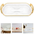 thumbnail image 1 of SEWACC Rectangle Plates PP Material With Handles For Daily Life 1Set, 1 of 8