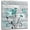 Turquoise2, variant on Farmhouse Floral Wall Art for Living Room, Teal and White Daisy Flower and Butterfly on Rustic Wood Board Canvas Wall Art Framed Artwork Ready to Hang for Bathroom Bedroom Decor,12L X 12W Inches