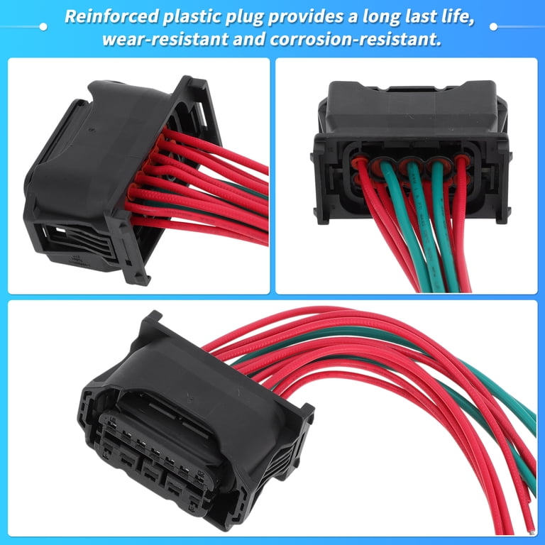 12-Pin Headlight Connector Pigtail Plug For BMW Mini – OEM Replacement 61132472911