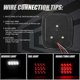 thumbnail image 5 of Black Rear Lights Fit for Jeep Wrangler YJ TJ CJ 16 LED HAVK Light Have Board Light Signals, 5 of 5