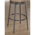 thumbnail image 3 of Bowery Hill 25" Backless Metal and Hardwood Counter Stool in Slate Grey Oak, 3 of 5