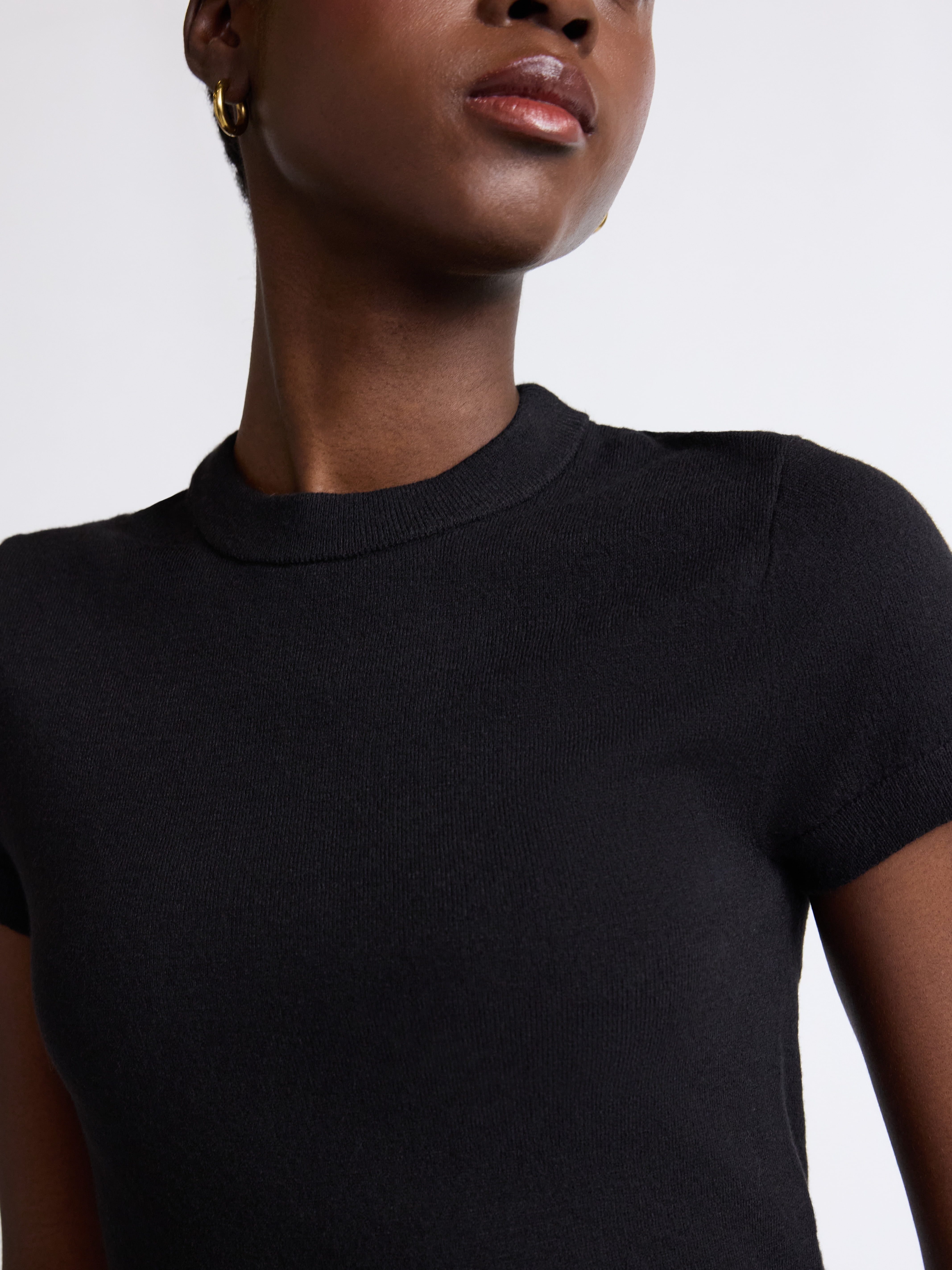 Scoop Women's and Women’s Plus Sweater Tee with Short Sleeves, Lightweight, Sizes XS-4X