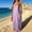 Purple, variant on jtjvou Maxi Dresses for Women Summer Deep V Spaghetti Strap Sleeveless Baggy Beach Coverups Backless Dress with Pockets Yellow XXL
